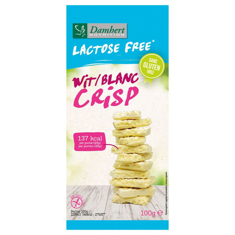 Damhert sans lactose Croustillant blanc sans gluten (100 g)