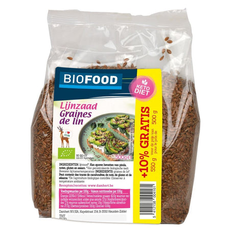 BIOFOOD Graines de lin bio (500 g)
