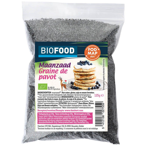 Biofood Graines de pavot BIO (125 g)