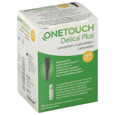 OneTouch Delica Plus lancettes (100 pièces)