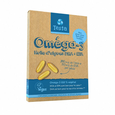Testa Omega-3 Algenöl DHA + EPA (60 Stück)