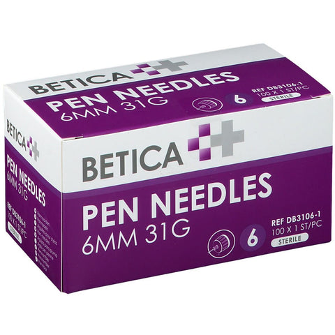 Betica Pen-Nadeln 6 mm 31 G