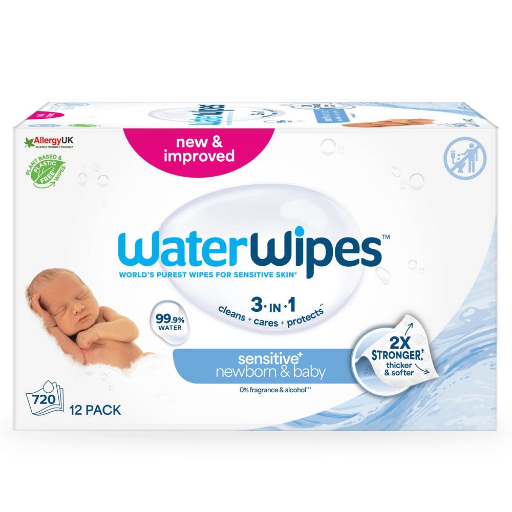 WaterWipes® lingettes humides (12x60 pièces)