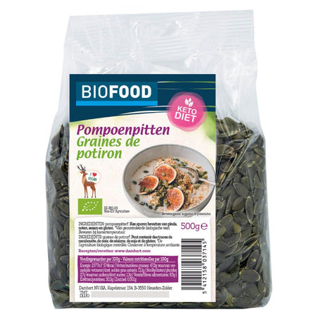 BIOFOOD Graines de courge bio (500 g)