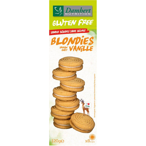 Damhert sans gluten blondies sans sucres (120 g)