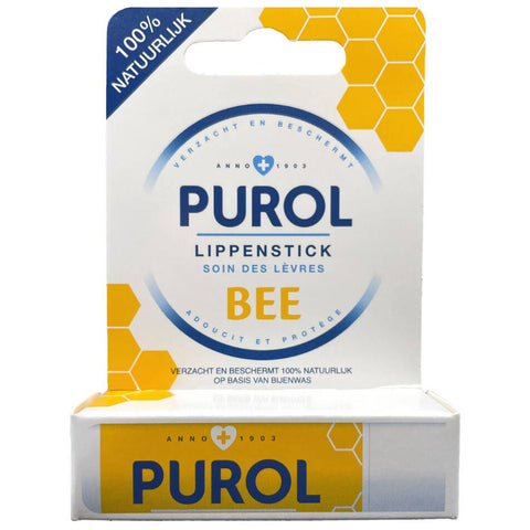 Purol Stick à Lèvres Cire d'Abeille Naturelle (5 ml)