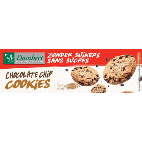 Damhert sans sucres biscuits aux pépites de chocolat (90 g)