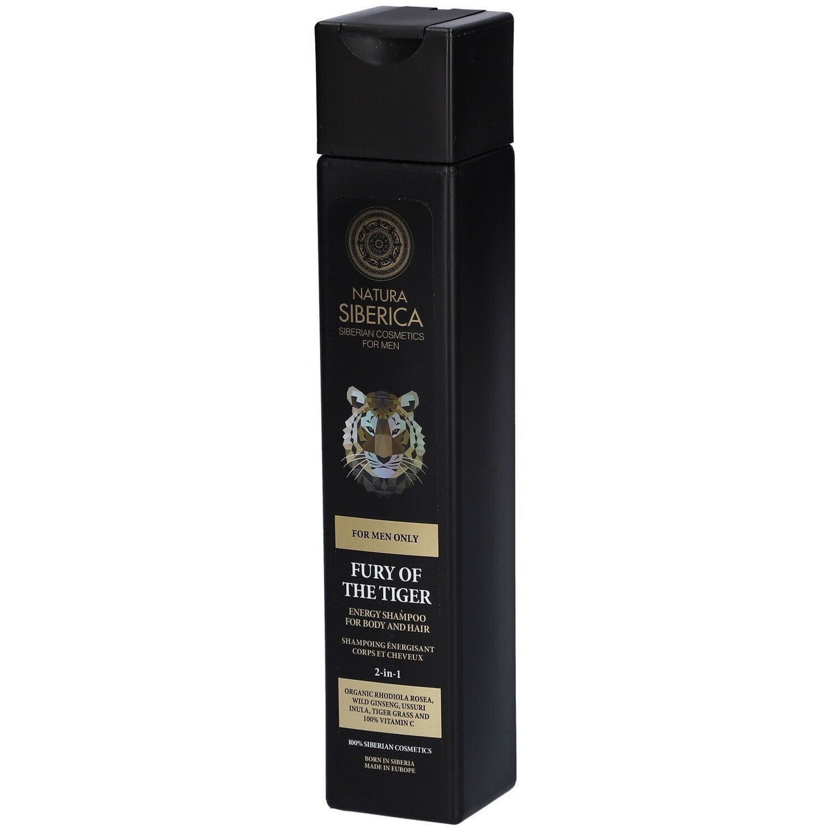 Natura Siberica Shampooing Énergisant Corps et Cheveux Hommes Fury of the Tiger (250 ml)