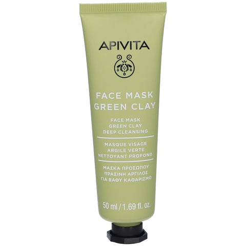 APIVITA Masque visage argile verte nettoyant profond (50 ml)