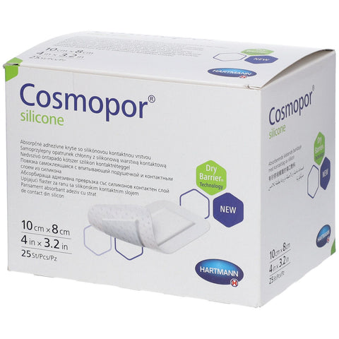 Hartmann Cosmopor® Silicone 10 x 8 cm 901102 — 25 Stück
