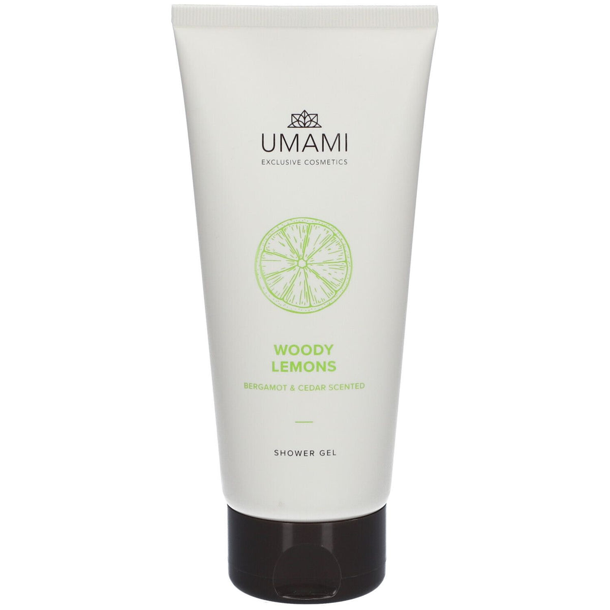 Umami Woody Lemons gel douche Bergamote & Cèdre (200 ml)
