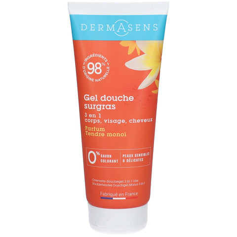 DERMASENS Reichhaltiges Duschgel 3-in-1 Zartes Monoi (200 ml)
