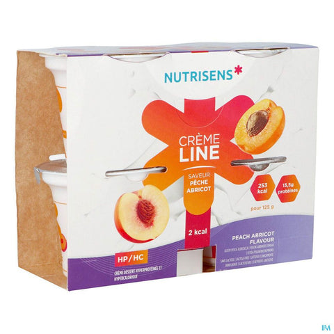 Nutrisens Cremeline 2Kcal Pfirsich-Aprikose 4 x 125 g