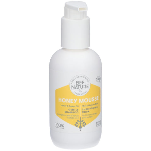 BEE NATURE Sanftes Shampoo Honig Mousse Honig & Rizinus (200 ml)