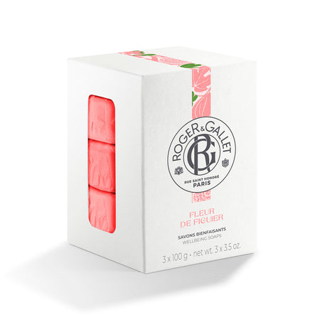 Roger & Gallet Savon Bienfaisant FLEUR DE FIGUIER (3x100 g)