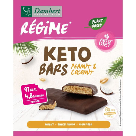Damhert Régime Barre Kéto Cacahuètes coco (240 g)