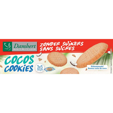 Damhert Cookies Kokosnuss zuckerfrei (90 g)