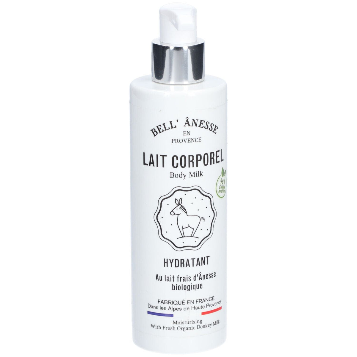 Bell Anesse Lait corps hydratant au lait d’ânesse (250 ml)