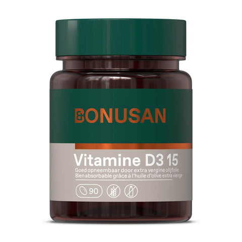 Bonusan Vitamin D3 15 µg (90 Kapseln)
