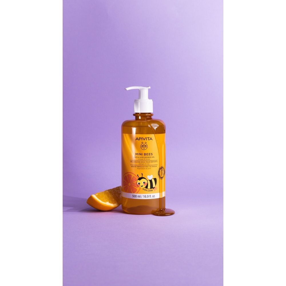 Apivita Mini Bees gel douche doux pour enfants (500 ml)