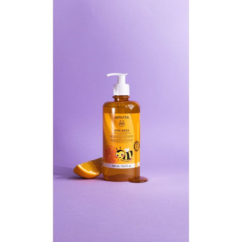 Apivita Mini Bees gel douche doux pour enfants (500 ml)
