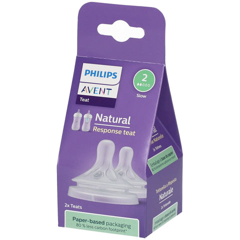 Philips Avent Natural Response Tétine Flow 2 SCY962/02 (2 pièces)