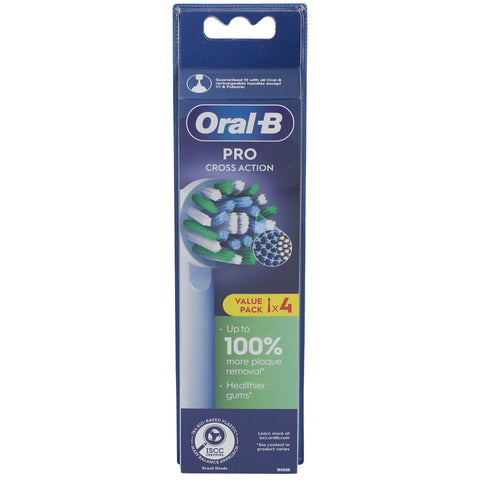 ORAL-B Pro Cross Action Ersatzbürstenköpfe (4 Stück)