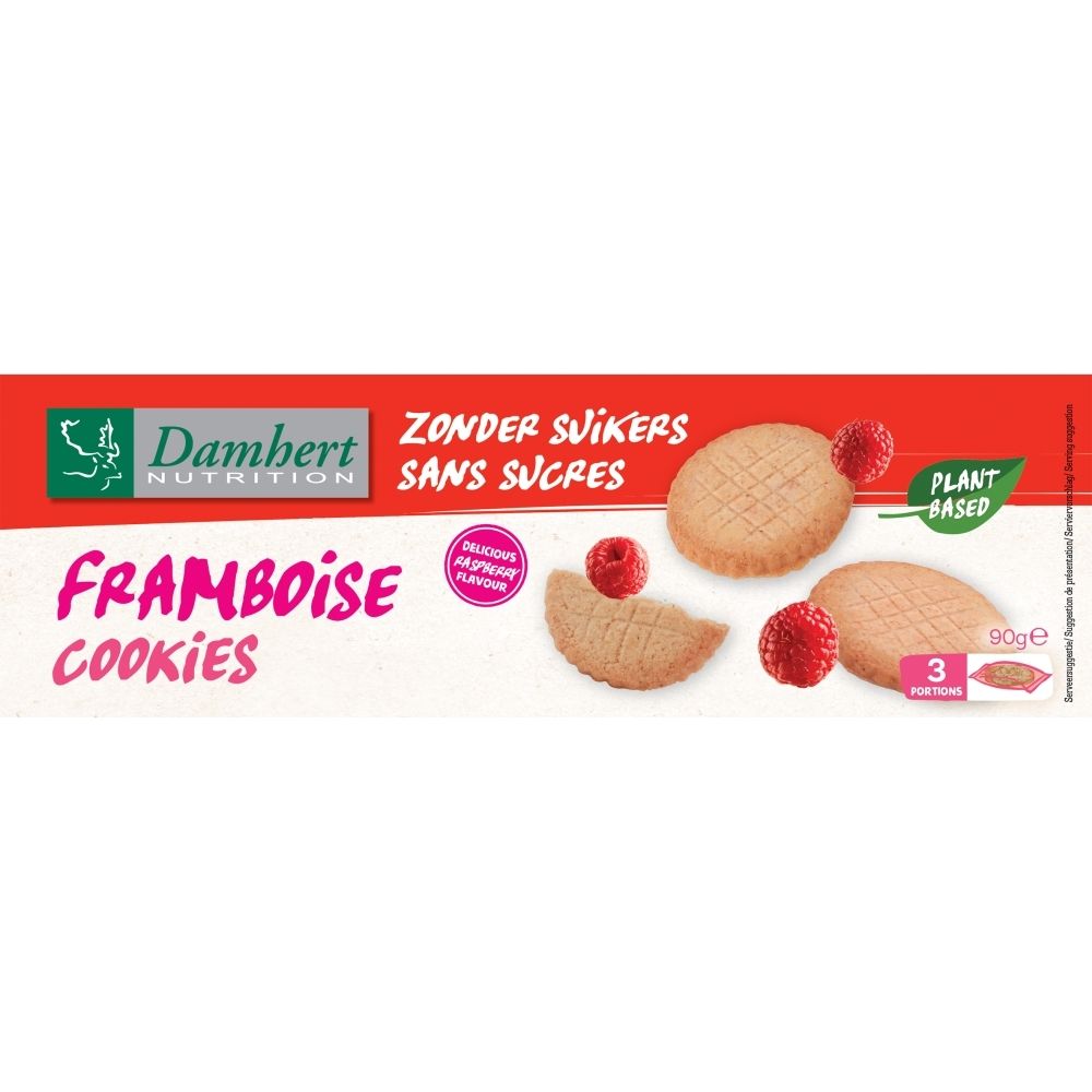 Damhert Cookies Framboise sans sucre