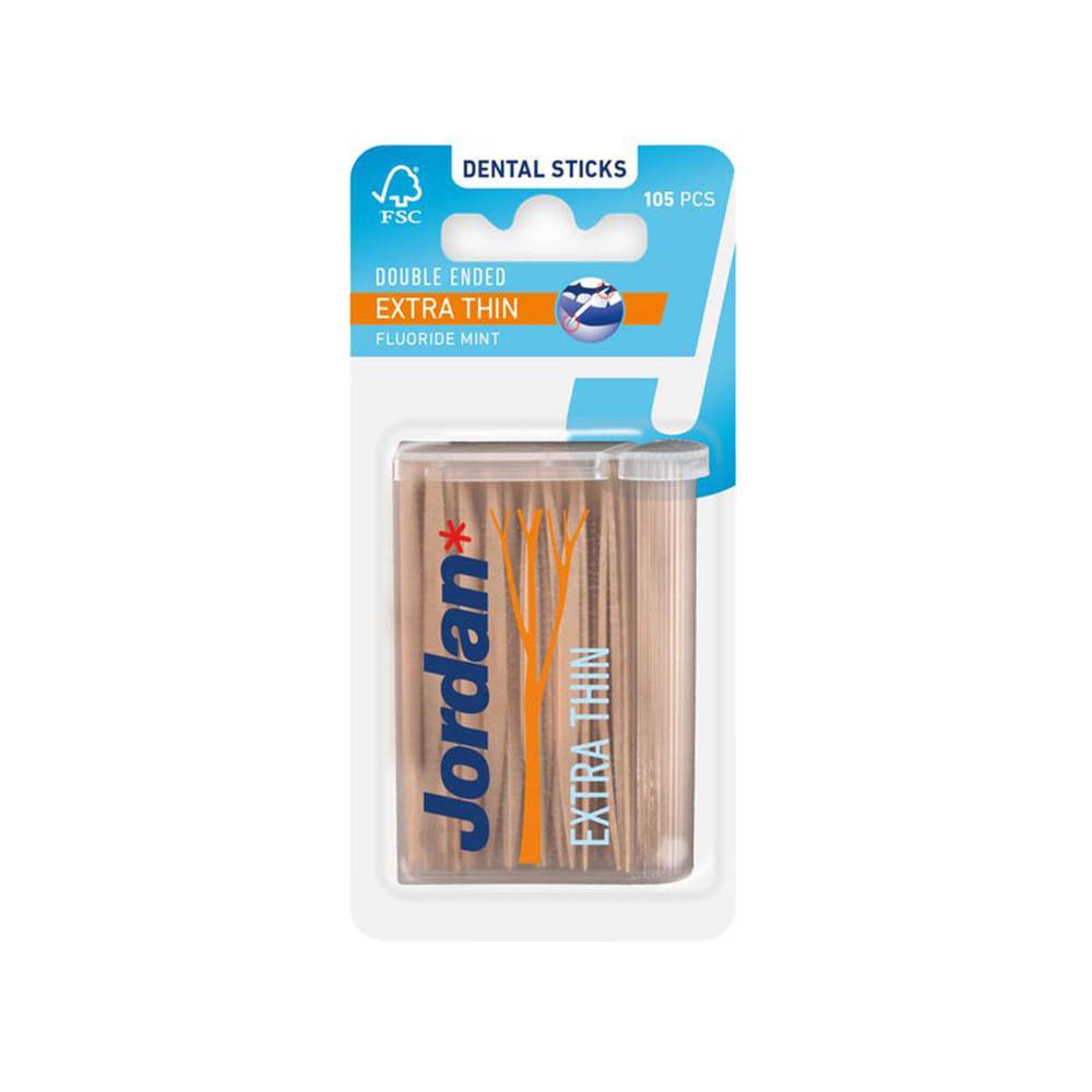 Jordan Cure-dents extra fins (105 pièces)