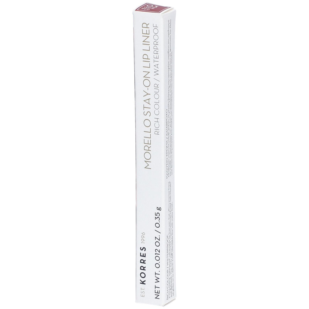 KORRES Morello crayon à lèvres mécanique Wine Red (0,35 g)