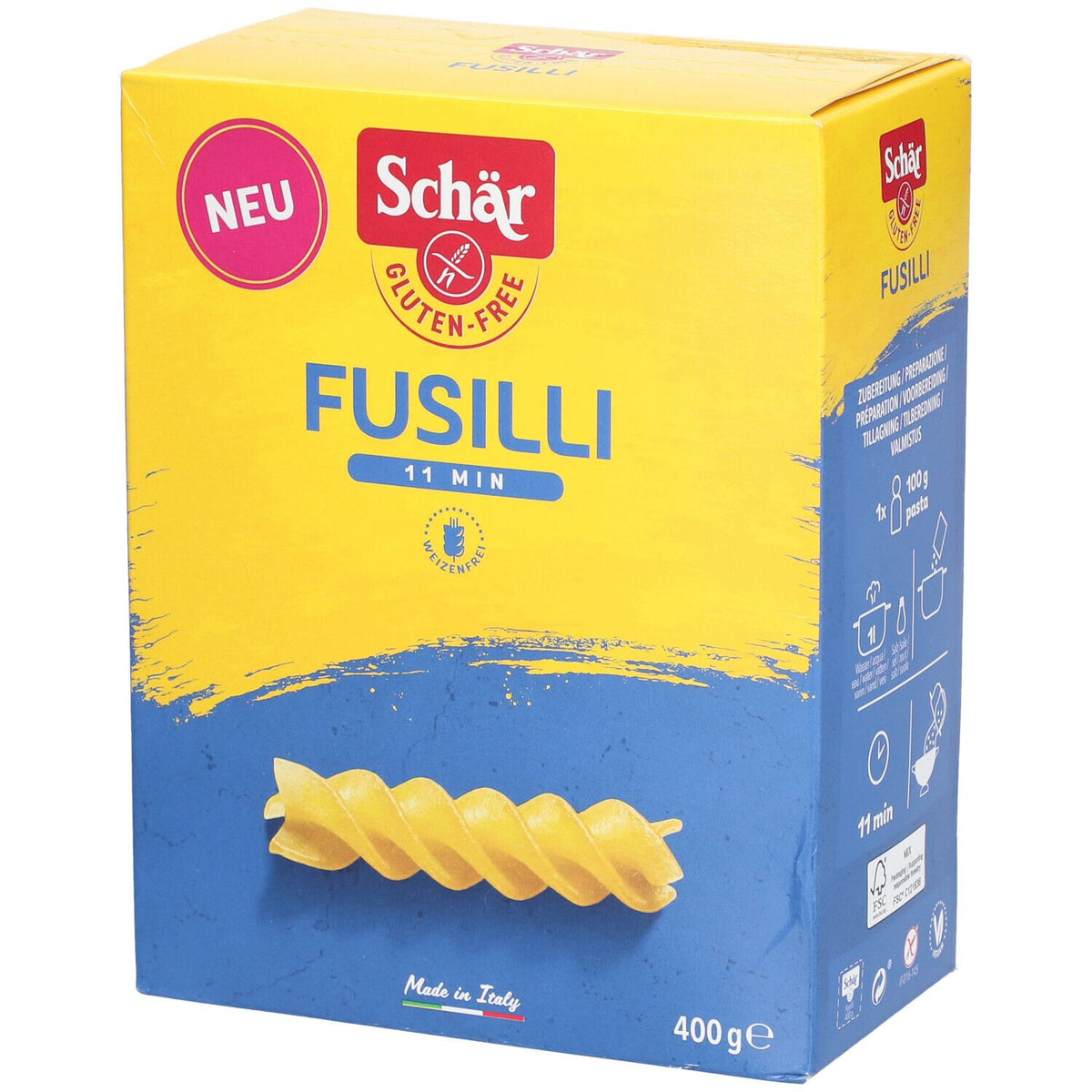 SCHÄR Fusilli sans gluten (400 g)