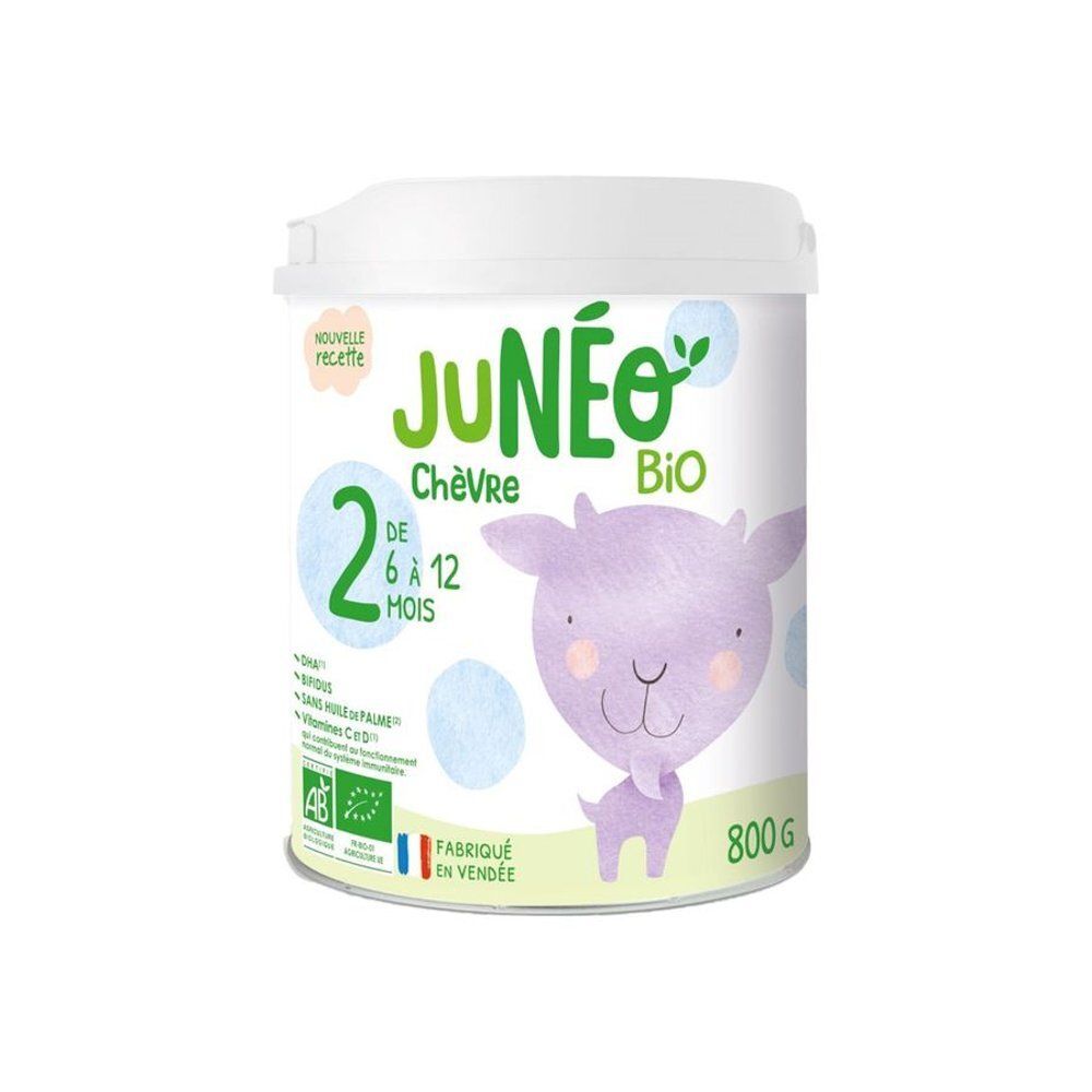 JuNÉo 2 Lait de chèvre 06-12m (800 g)