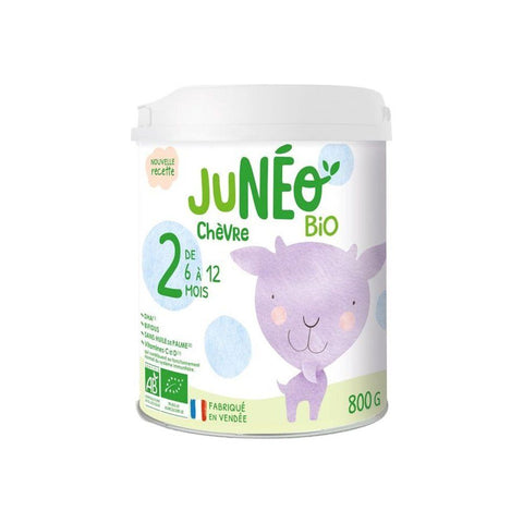 JuNÉo 2 Lait de chèvre 06-12m (800 g)