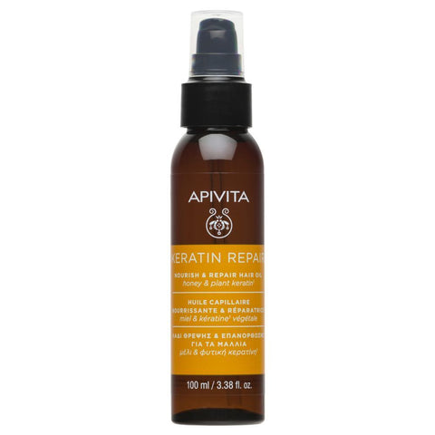 Apivita Keratin Repair Huile Capillaire Nourrissante & Réparatrice (100 ml)