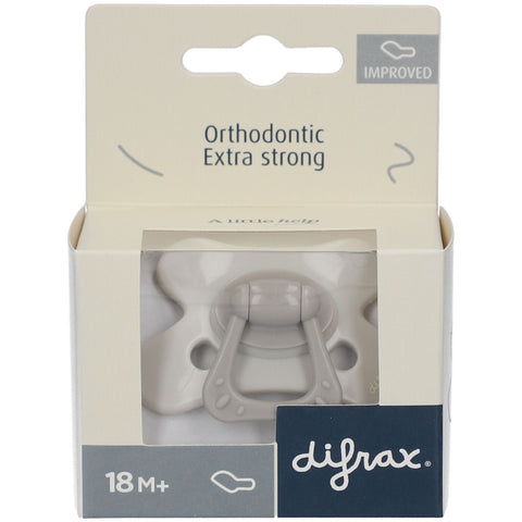 Diffrax Dental Schnuller +18 Monate GEMS - Grey Agate