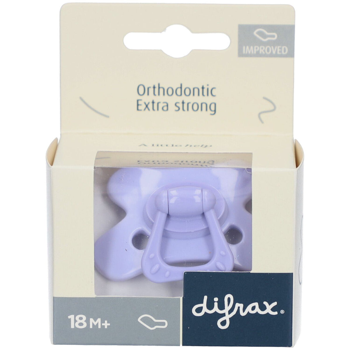 Diffrax Sucette Dental +18 mois GEMS - Lilac Amethyst (1 pièce)