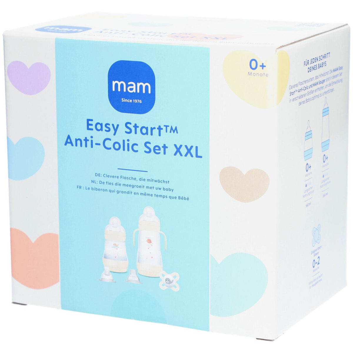 MAM XXL Set de démarrage Easy Start Anti-Colic, beige