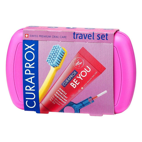 Curaprox set de voyage rose (1 pièce)
