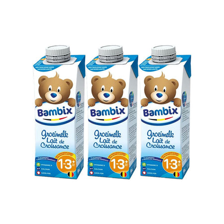 Bambix Lait de Croissance Nature 1-3+ ans (3 x 250 ml)