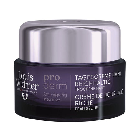 Louis Widmer Proderm Anti-Ageing Intensive Crème de Jour UV30 Texture Riche Légèrement Parfumée (50 ml)