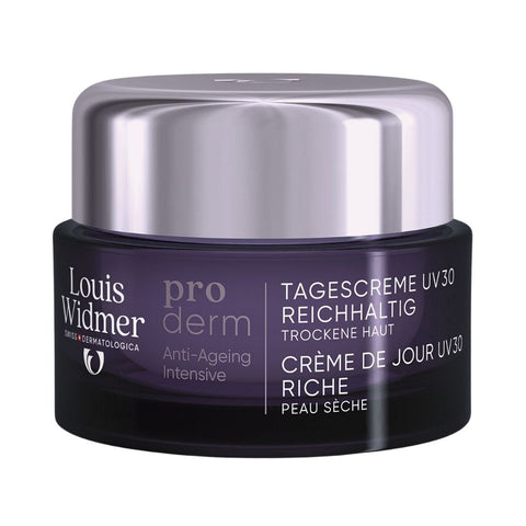 Louis Widmer Proderm Anti-Ageing Intensive Crème de Jour UV30 Texture Riche Légèrement Parfumée (50 ml)