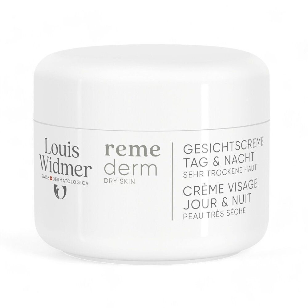 Louis Widmer Remederm Dry Skin Crème Visage Jour & Nuit Sans Parfum (50 ml)
