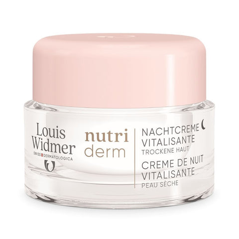 Louis Widmer Nutriderm Vitalisierende Nachtcreme Leicht Parfümiert (50 ml)