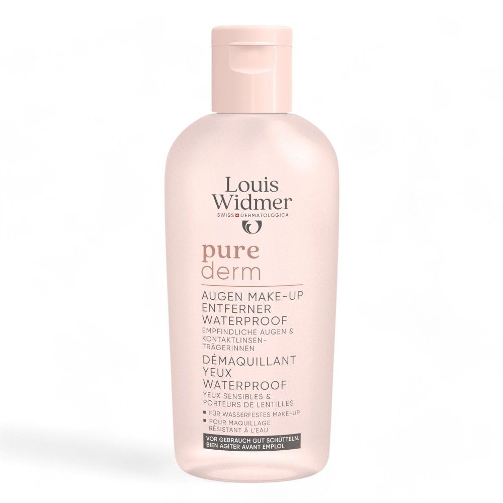 Louis Widmer Purederm Démaquillant Yeux Waterproof Sans Parfum (100 ml)