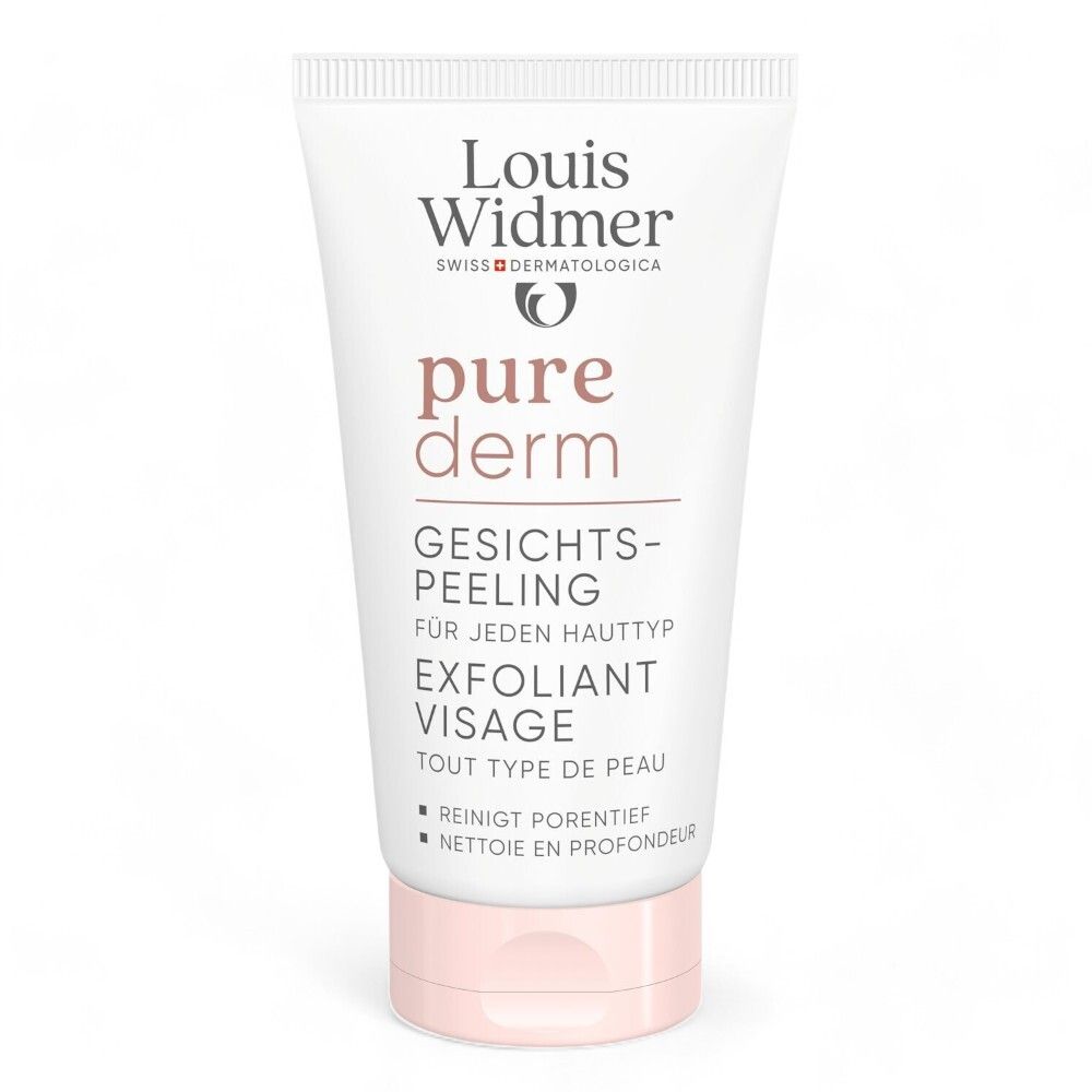 Louis Widmer Purederm Exfoliant Visage sans parfum (50 ml)