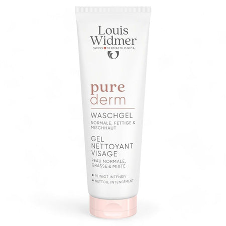 Louis Widmer Purederm Gel Nettoyant Visage - Sans Parfum — 125 ml