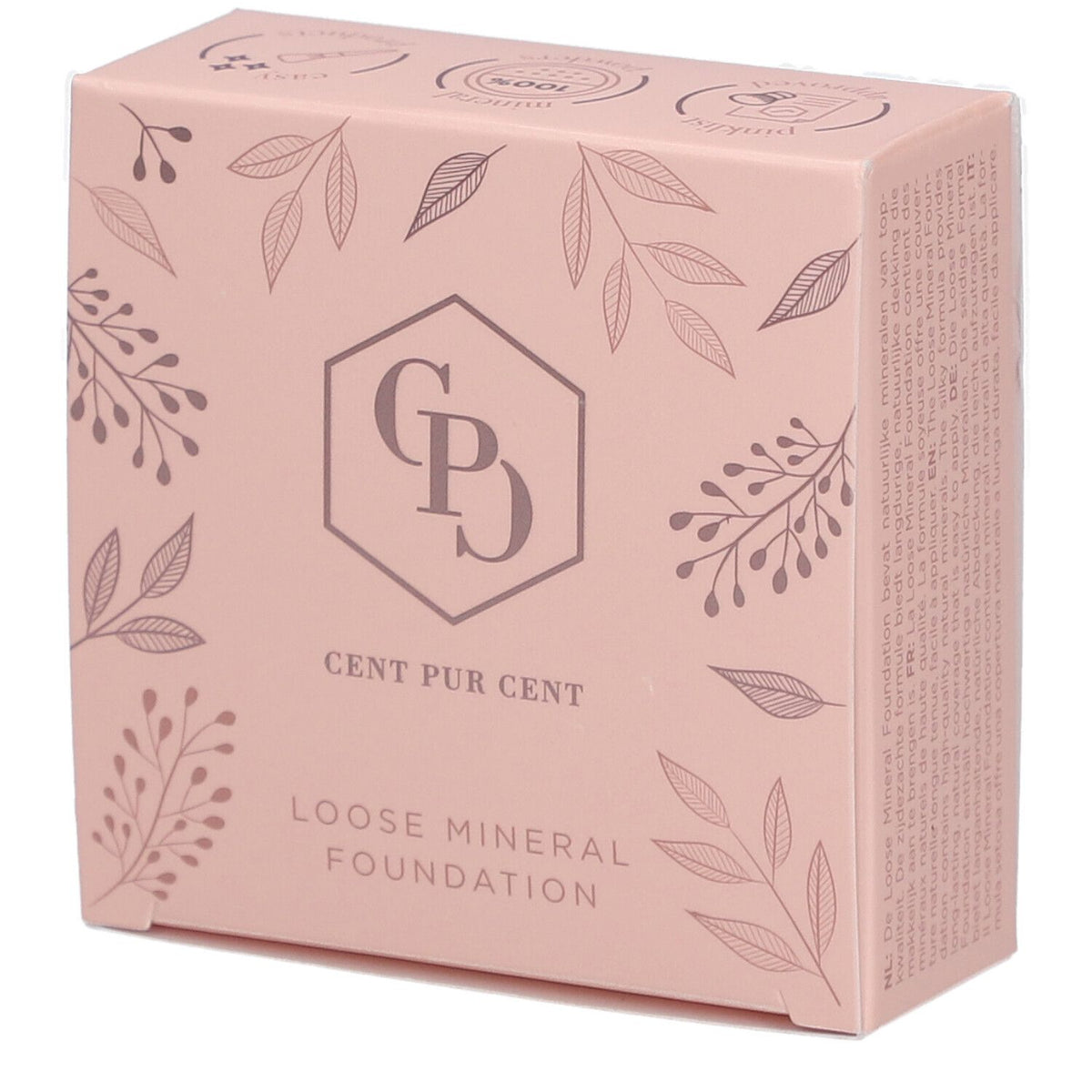 Cent Pur Cent Fond de teint minéral en poudre libre SPF20 7.0