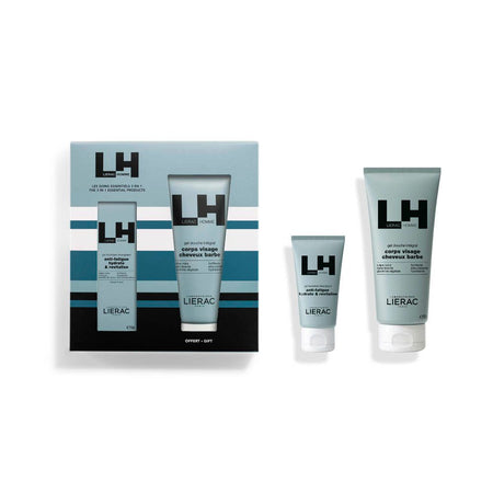 LIERAC Coffret Homme Gel Hydratant Energisant + Gel Douche Intégral (200 ml)