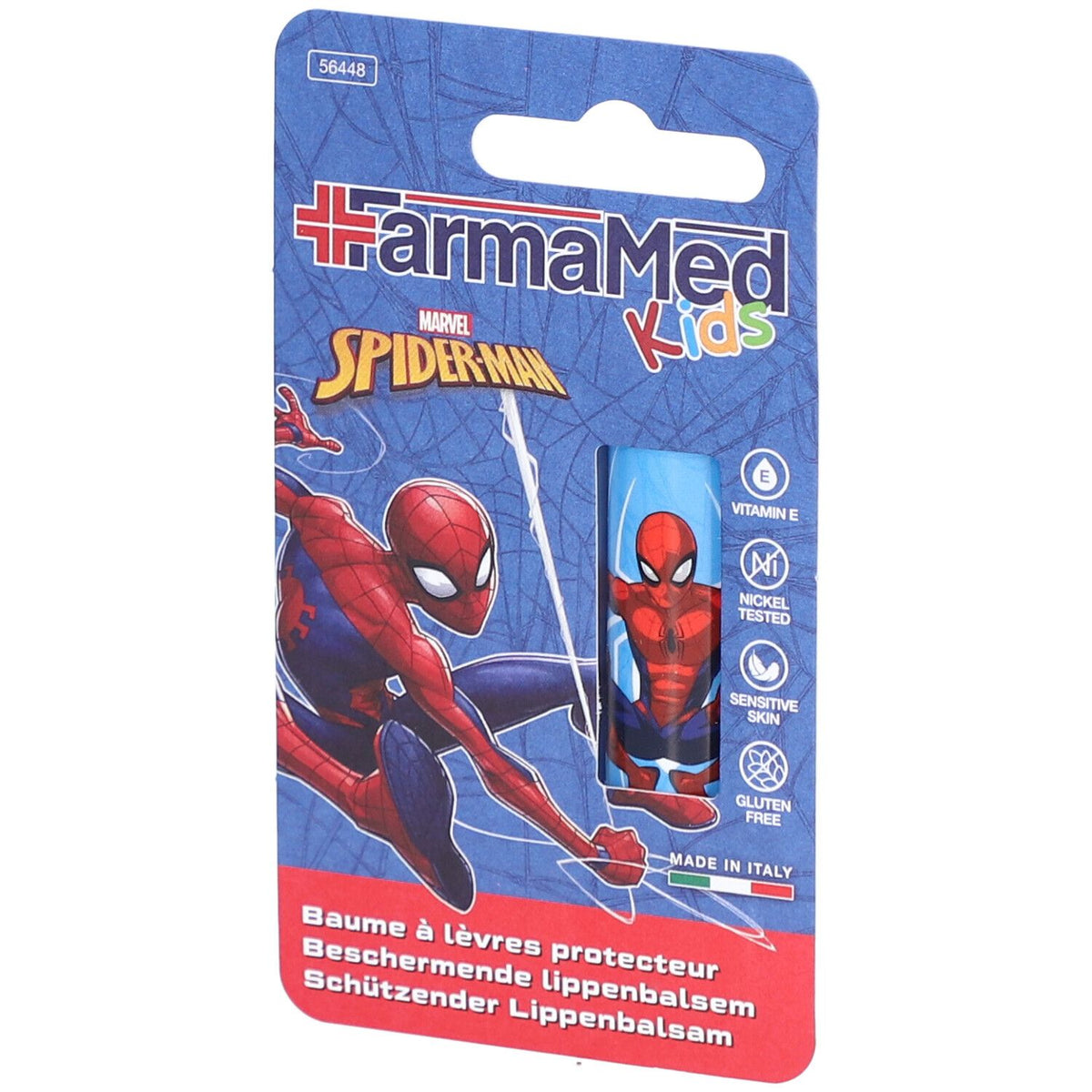 FarmaMed Kids Spiderman Baume à Lèvres Protecteur (5,5 ml)
