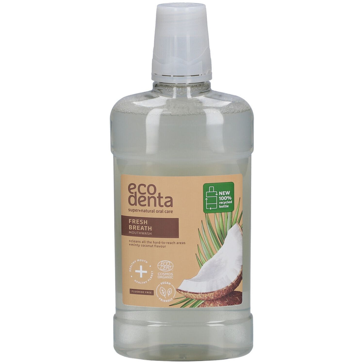 Ecodenta Bain de bouche menthe-coco (500 ml)